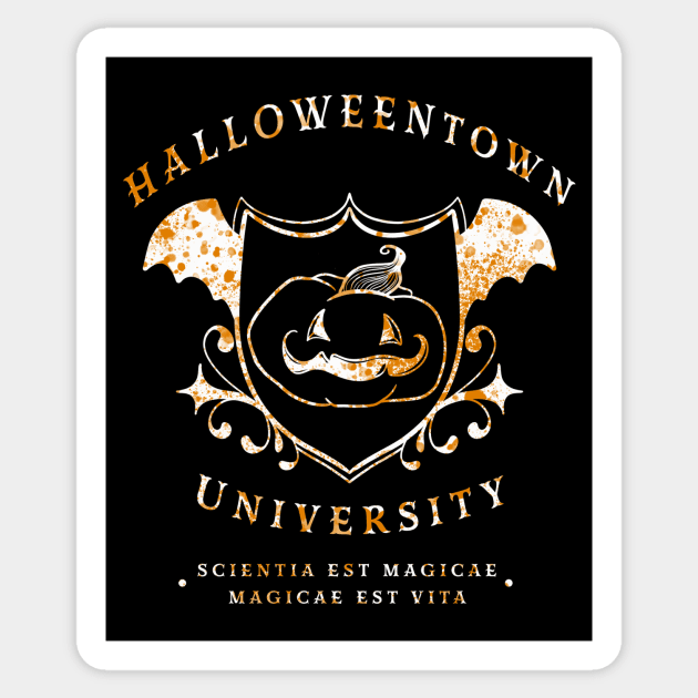 Halloweentown Universi-tee Sticker by audistry